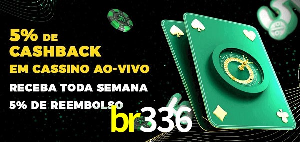Promoções do cassino ao Vivo br336